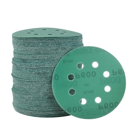 Legit Grit 5 inch Sand paper Disc, 8-Hole, 600 Grit, 100PK LG5-8600-100